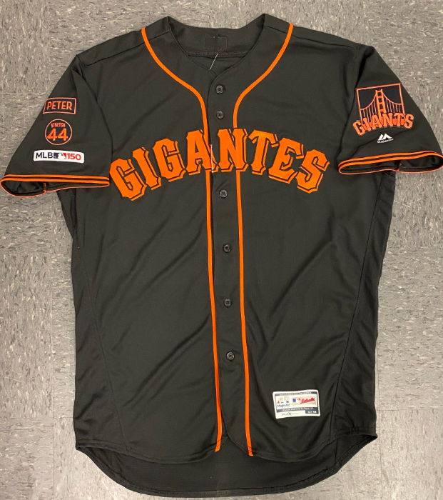 Men's San Francisco Giants ACTIVE PLAYER Custom Black Home Flex Base Stitched Jersey